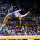Biles competing at the Rio 2016 Olympics.
